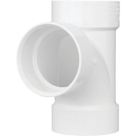 Charlotte Pipe And Foundry 3 In. Schedule 30 Sanitary PVC Tee PVC 01400  0600HA